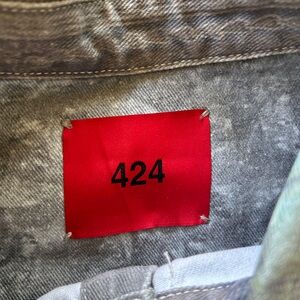 High end fashion Jean jacket 424